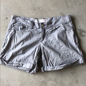 Carve pinstripe shorts cotton shorts